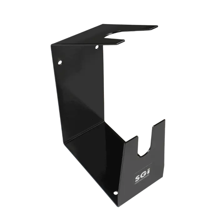 Support pour 1 pistolet SGI, stable et ergonomique, optimise le rangement et la recharge rapide Support pistolet SGI à poser ou fixer au mur, facilite l’utilisation et sécurise l’espace de travail