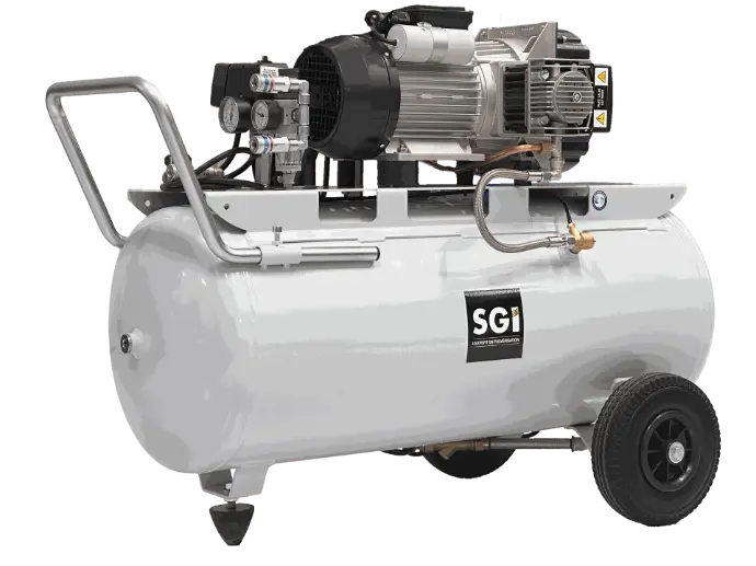 Compresseur BREVA 100L : production efficace et fluide Compresseur BREVA 100 Lgrande capacité, adapté aux productions de taille moyenne