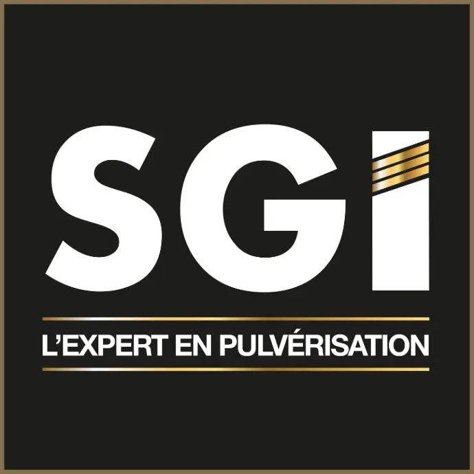 SGI - L'expert en solutions de pulvérisation Logo SGI, l'expert en pulvérisation