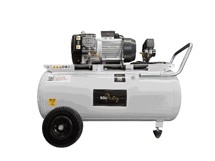 Compresseur BREVA 100L compact et efficace pour usage professionnel