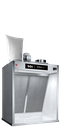 Hotte Compacte Alimentaire 1m - Double filtration -  Cadres Tout Inox Nouvelle Génération - 