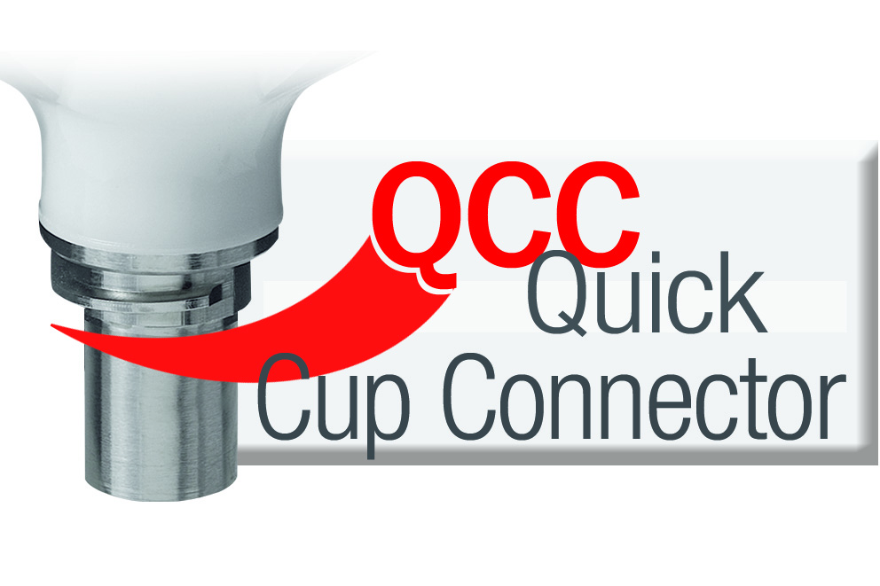 Godet réutilisable en aluminium QCC 0.15 L 
