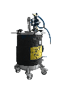 CUVE sous pression en Inox avec agitateur et double régulateur + ceinture chauffante - Cuve 20L -