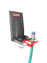 Support SATA 1 pistolet et accessoires, pliable en Inox à fixer