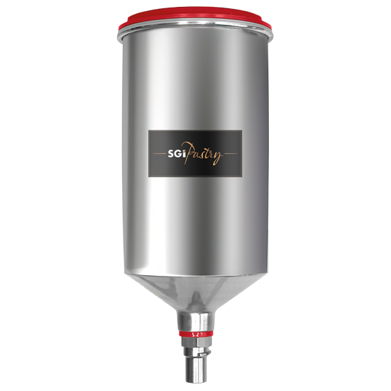 Godet SATA aluminium QCC 1L