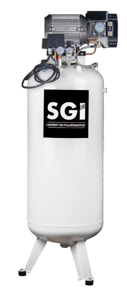 Compresseur BREVA 150L - Cuve alimentaire verticale - Monophasé 