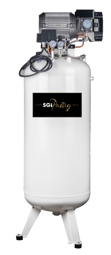 Compresseur BREVA 150L - Cuve alimentaire verticale - Monophasé 