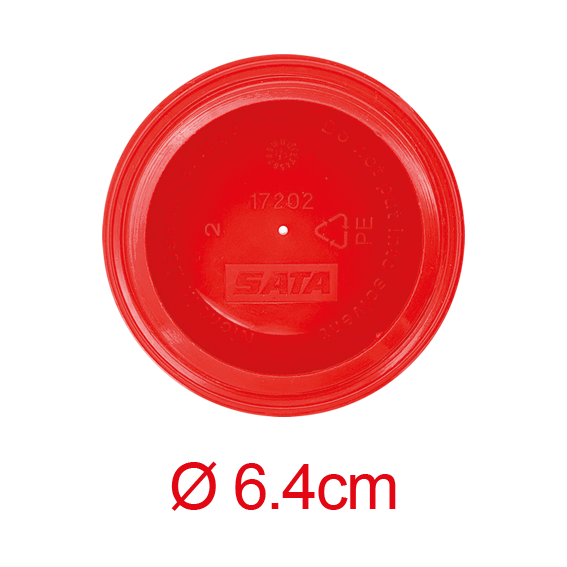 Lot de 3 couvercles en plastique pour godets aluminium 0,15 L