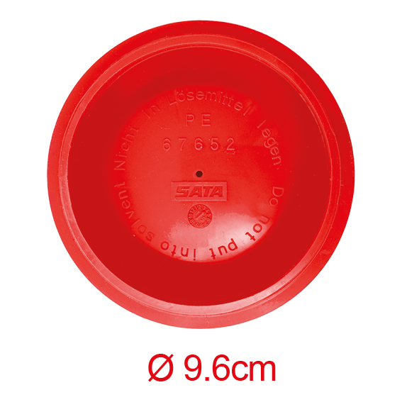 Lot de 3 couvercles en plastique pour godets aluminium 0,75 L et 1 L