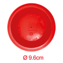 Lot de 3 couvercles en plastique pour godets aluminium 0,75 L et 1 L