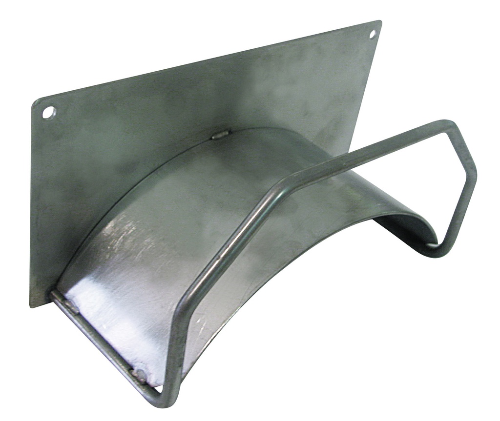 Support tuyau galvanisé à fixer au mur