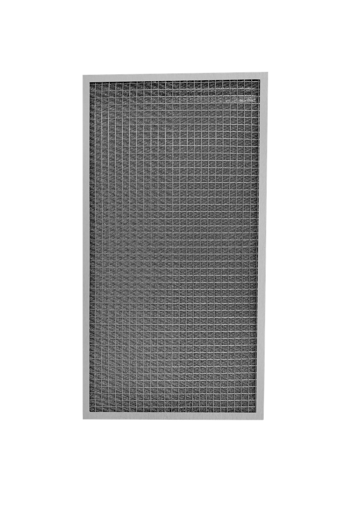 Cadre tout inox 304 - LOT de 3 - pour Hotte DELUXE- Dimension 940X500X50 mm en Tricot G3 12 Couches 180Kg/M3 entre 2 Treillis Soudé 25 Diam. 2mm - Cadres Inox 0.6 mm Démontable