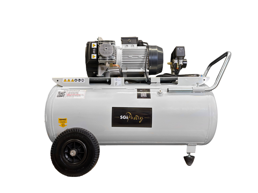 Compresseur BREVA 100 L - Cuve alimentaire - Monophasé 