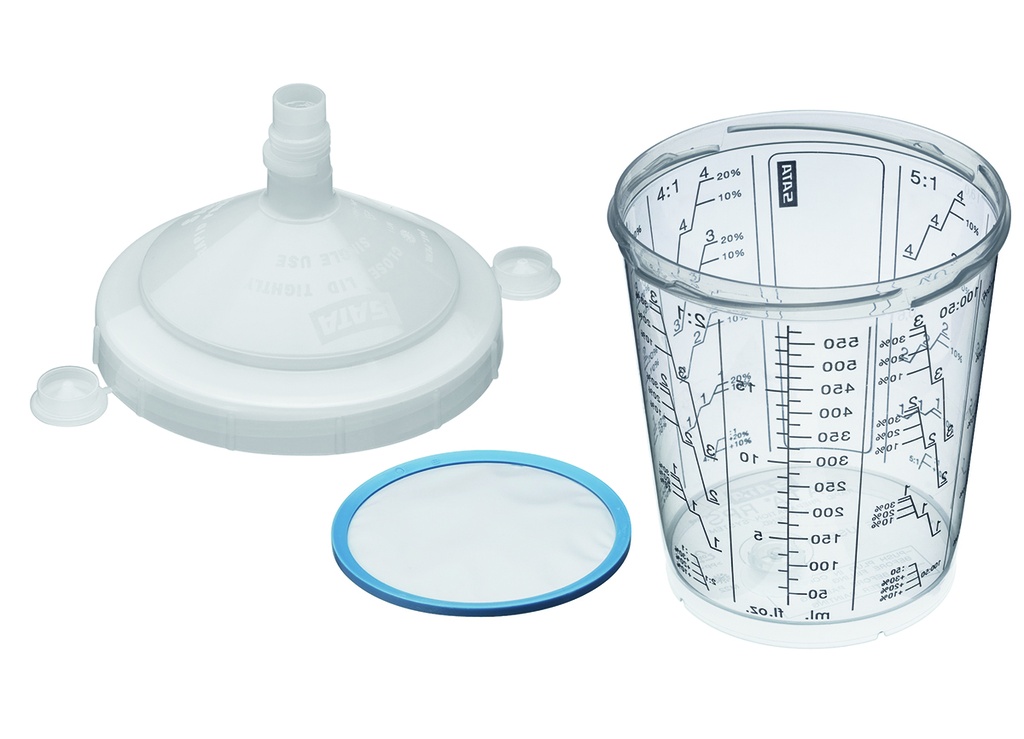 Godets SATA RPS 0,9 L - tamis plat 125 µm - Lot de 50 unités
