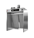 Hotte Compacte alimentaire inox 1m - Double filtration - Cadres tout inox Nouvelle Génération 