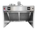 Hotte Mini alimentaire inox 1 m - Double filtration - Cadres Tout Inox Nouvelle Génération 