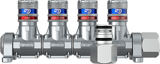 [199029204] Multilink 4 sorties - 1/2 femelle - coupleurs Euro eSafe