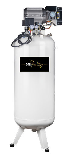 [BREVA3-150M-VPACK] Compresseur BREVA 150L - Cuve alimentaire verticale - Monophasé 