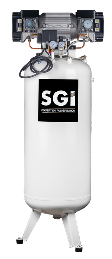 [BREVA5-200T-VPACK] Compresseur BREVA 200L - Cuve Alimentaire Verticale - Triphasé  