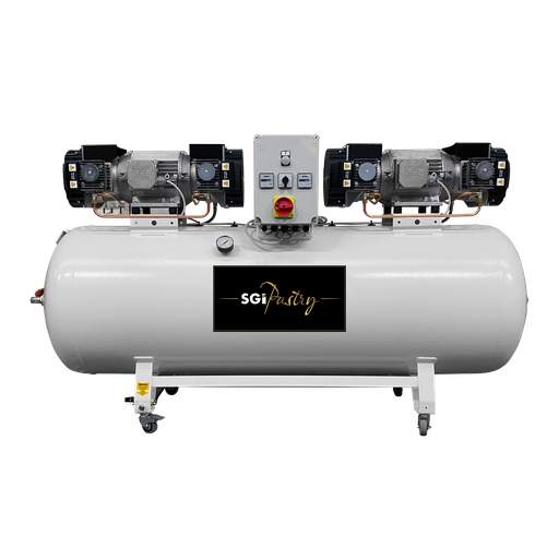 [BREVA11-500TPACK] Compresseur BREVA 500L - Cuve Alimentaire - Triphasé 