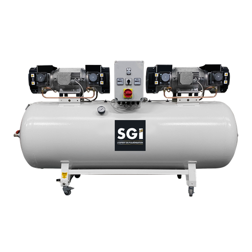 [BREVA11-500TPACK] Compresseur BREVA 500L - Cuve Alimentaire - Triphasé 