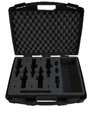 [40VPBP] Valise vendue vide avec mousse haute densité, fraisée pour 5 pistolets, godets et accessoires.