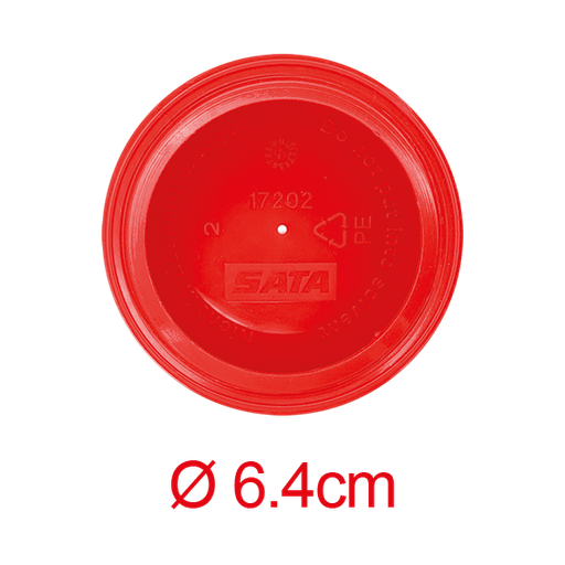 [1064022P] Lot de 3 couvercles en plastique pour godets aluminium 0,15 L