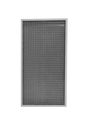 [CADRETOUTINOXHOT1500] Cadre tout inox 304 - LOT de 3 - pour Hotte DELUXE- Dimension 940X500X50 mm en Tricot G3 12 Couches 180Kg/M3 entre 2 Treillis Soudé 25 Diam. 2mm - Cadres Inox 0.6 mm Démontable